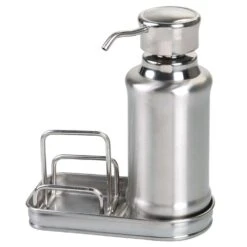 InterDesign York Ergo 10 Oz Counter Top Liquid Soap Dispenser Kit