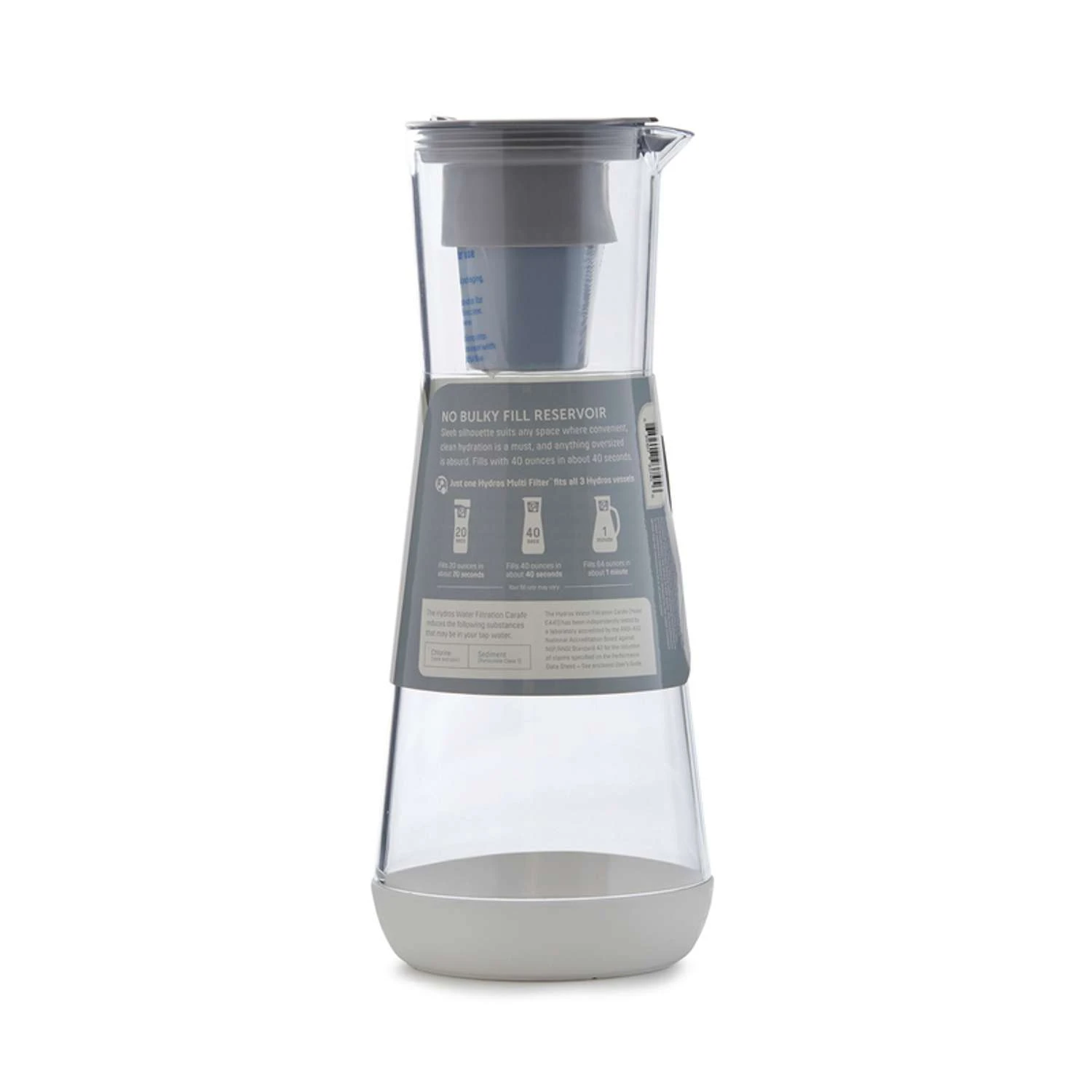Hydros 5 Cups White Water Filtration Carafe - Image 3