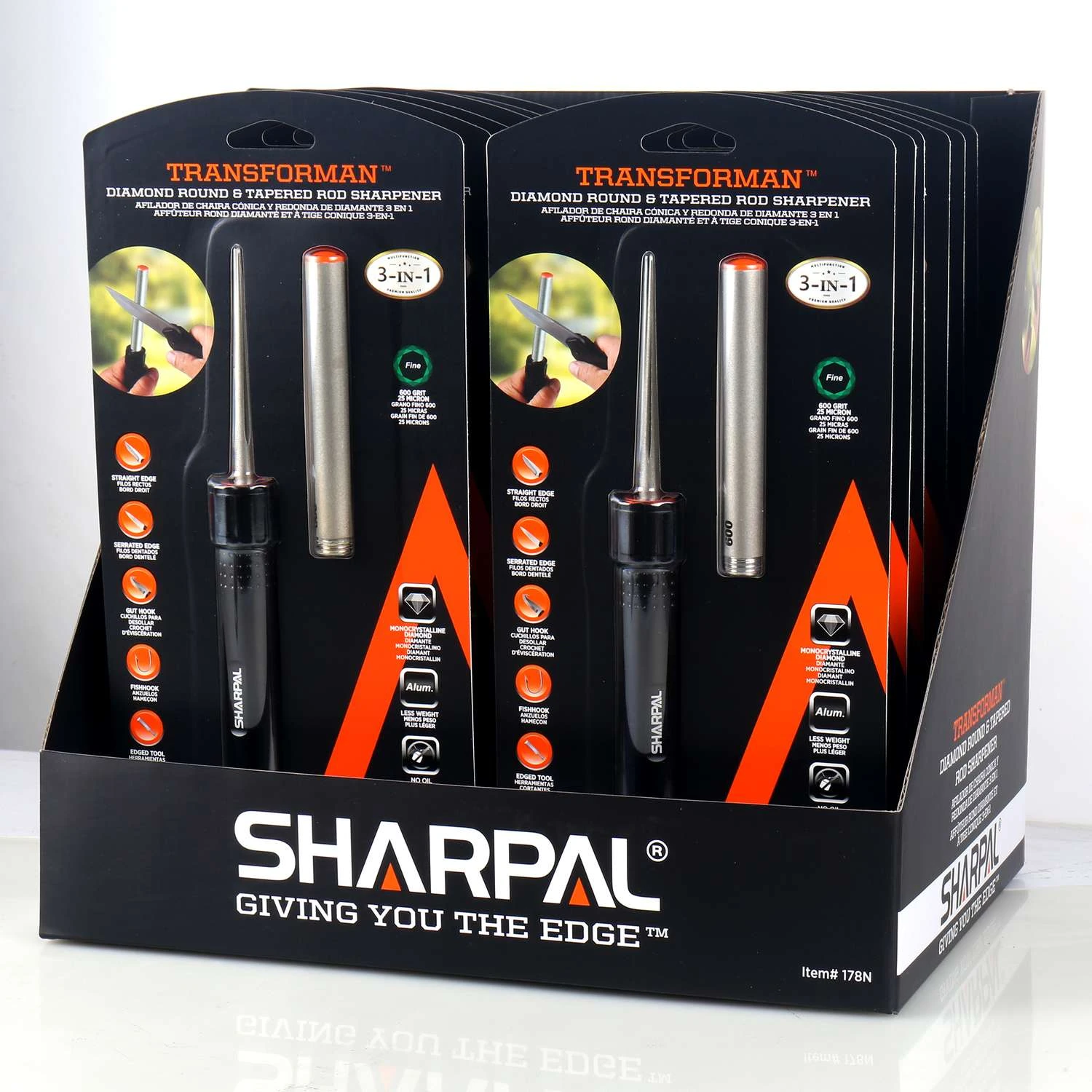 Sharpal Matte Diamond Abrasive 1 Stage Knife And Tool Sharpener - Image 7