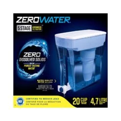 ZeroWater Ready-Pour 20 Cups Blue Water Filter Pitcher