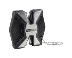 AccuSharp Brushed Nickel Diamond Abrasive 2 Stage Knife And Tool Sharpener