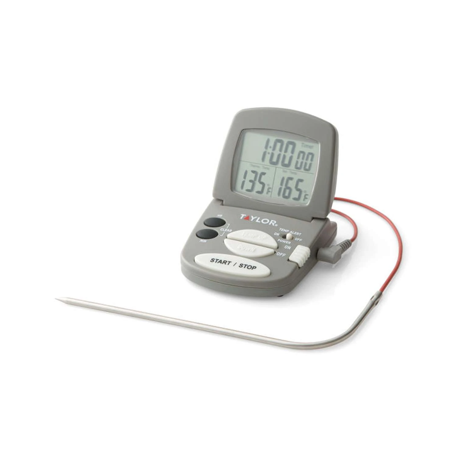Taylor Instant Read Digital Probe Thermometer W/ Alarm & Timer - Image 2