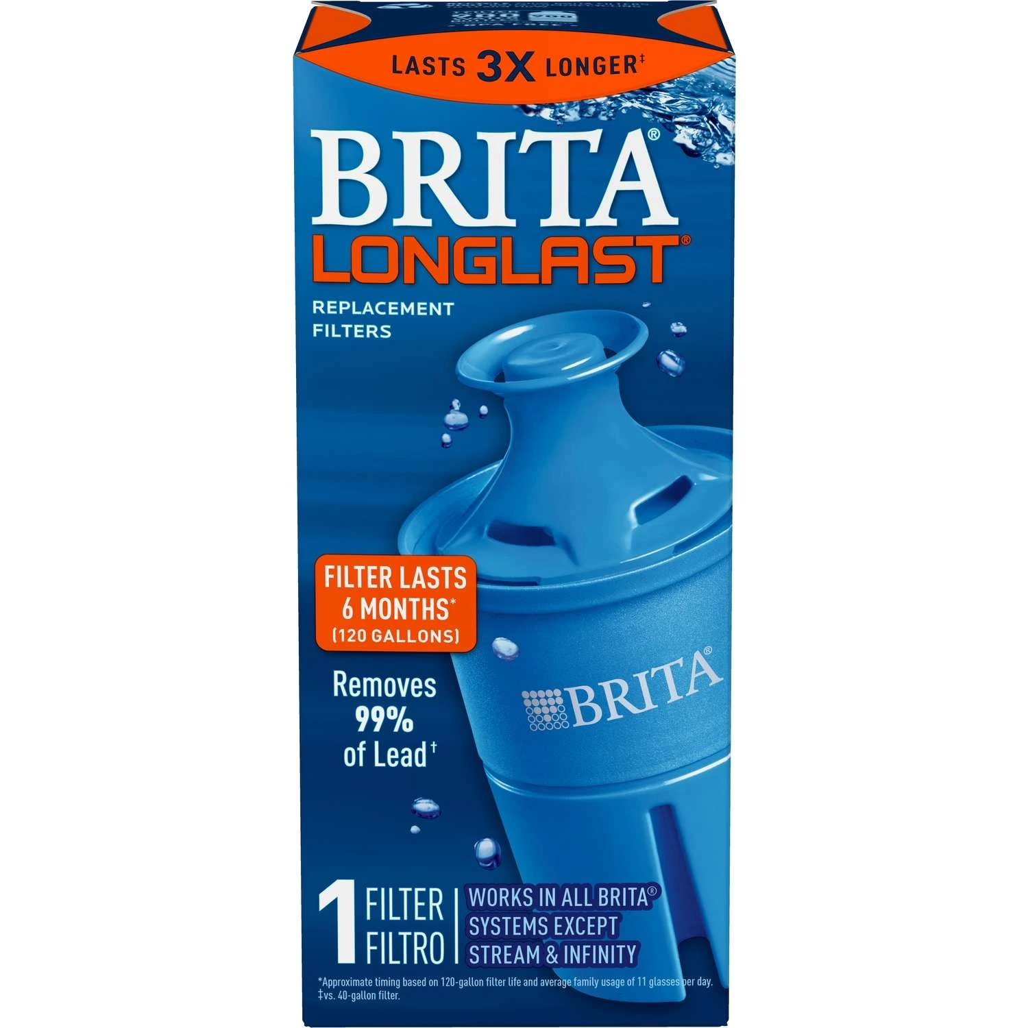 Brita Longlast Water Pitcher Replacement Filter For Brita - Image 3