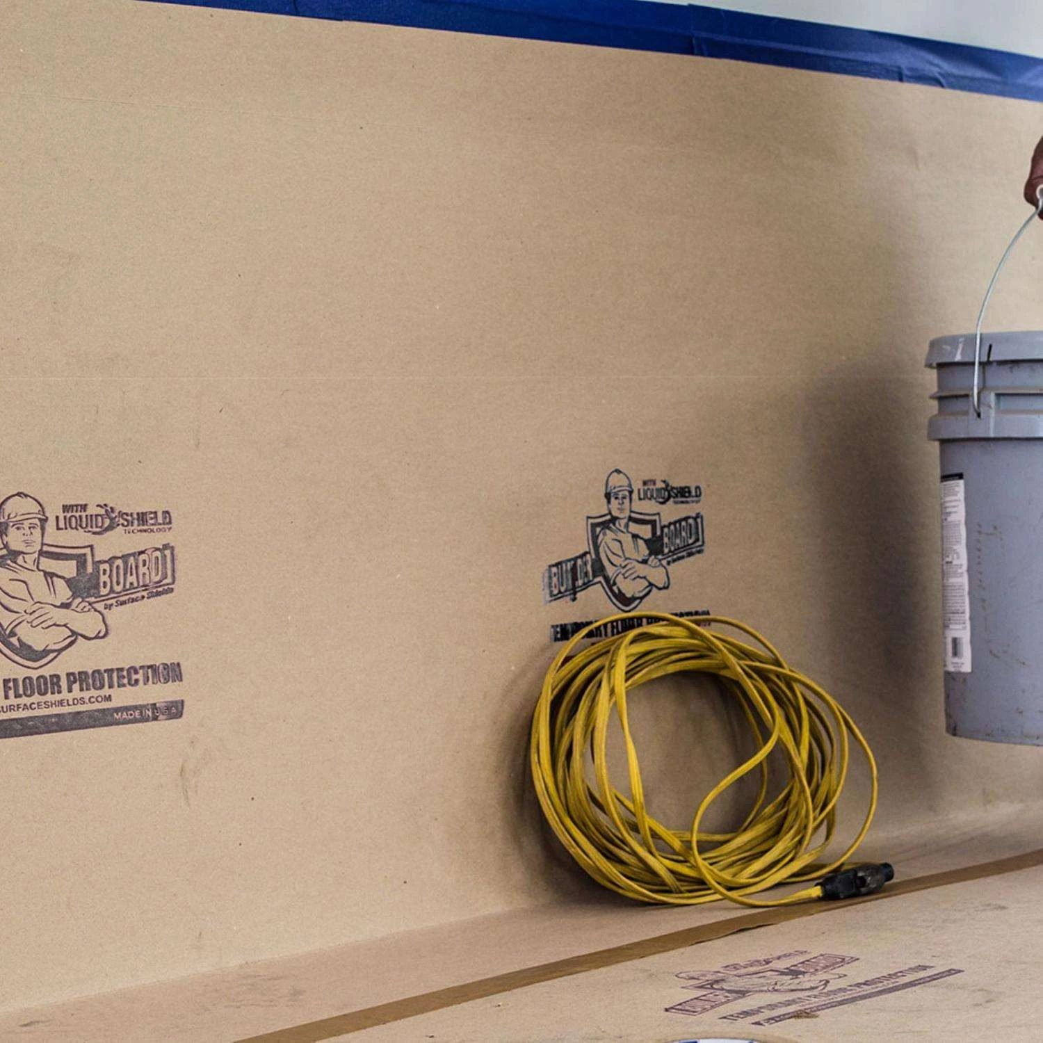 Surface Shields Builder Board Surface Protection 45 Mil X 38 In. W X 100 Ft. L Paper Brown - Image 5