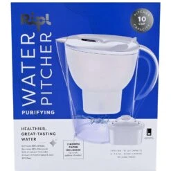 Ripl 10 Cups Clear Water Filter Pitcher