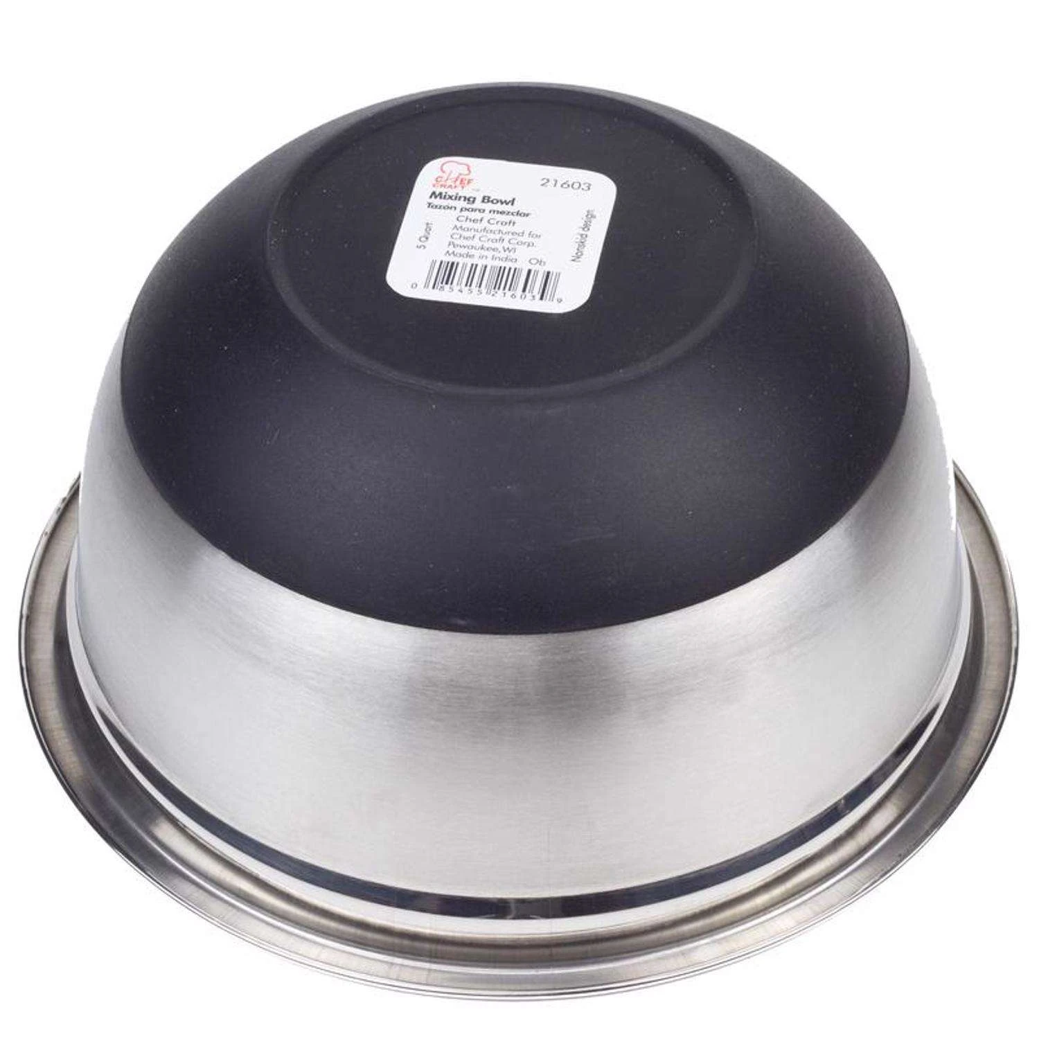 Chef Craft 5 Qt Stainless Steel Silver Mixing Bowl 1 Pc - Image 2