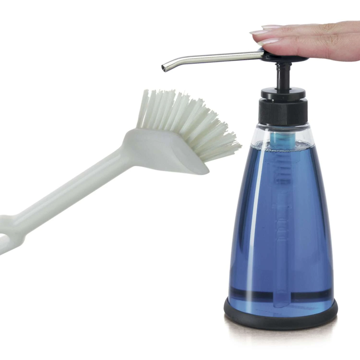 Prep Solutions 12.5 Oz Counter Top Pump Soap Dispenser - Image 3