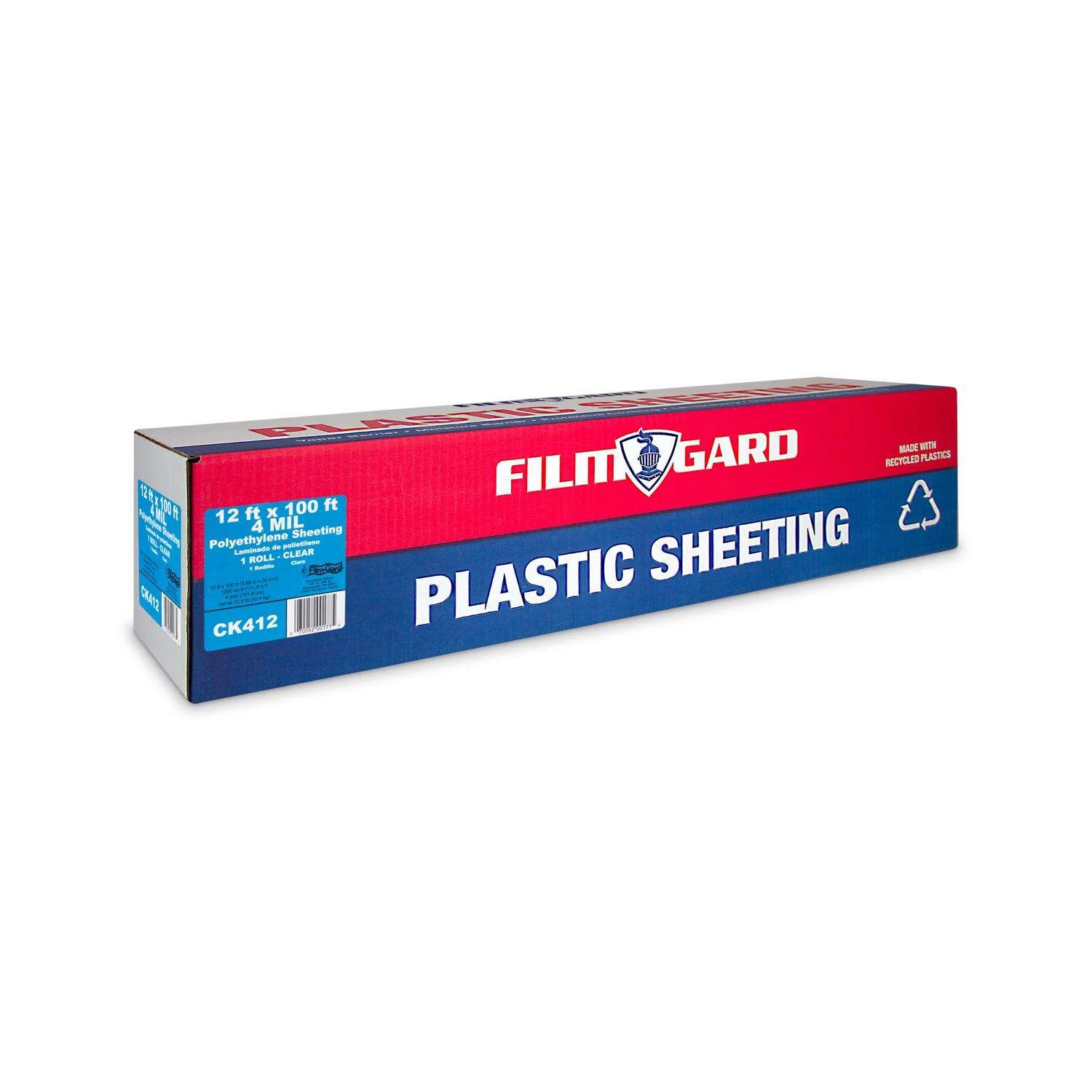 Film-Gard Plastic Sheeting 4 Mil X 12 Ft. W X 100 Ft. L Polyethylene Clear 1 Pk - Image 2