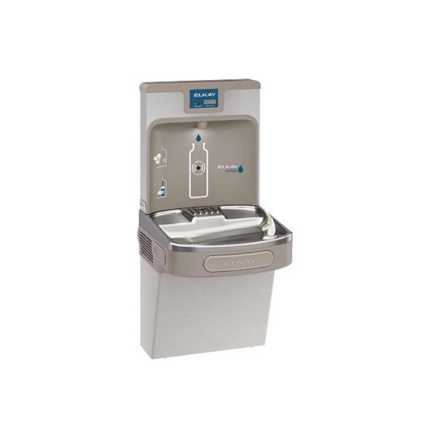 Elkay EZH2O 8 Gal Gray Bottle Filling Station And Water Cooler Stainless Steel - Image 3
