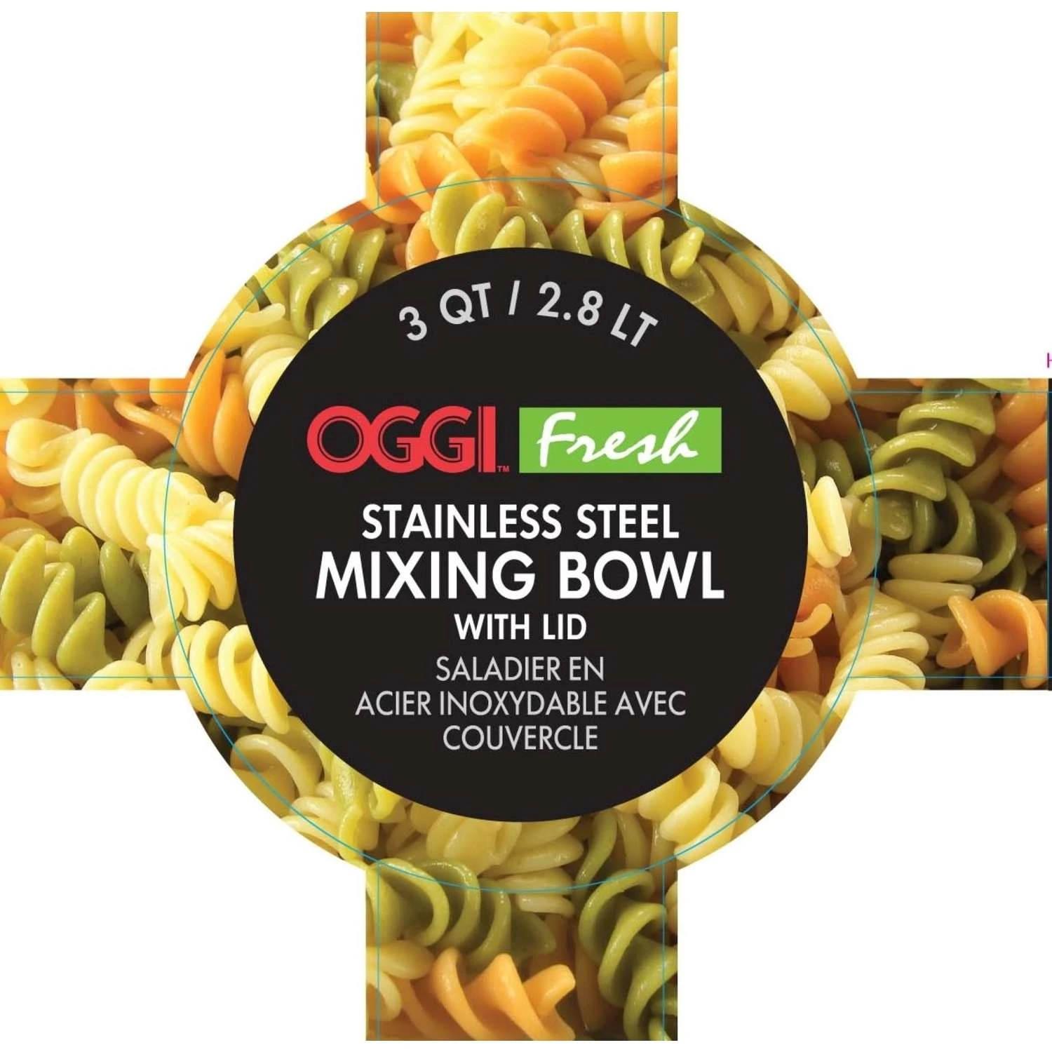 OGGI 3 Qt Stainless Steel Silver Mixing Bowl 1 Pc - Image 2