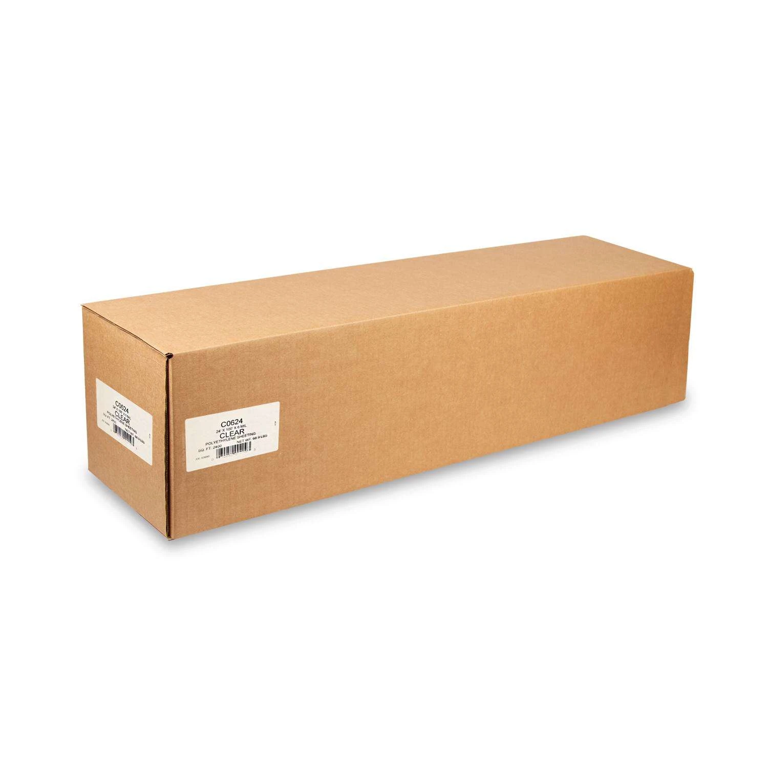 Film-Gard Plastic Sheeting 6 Mil X 24 Ft. W X 100 Ft. L Polyethylene Clear 1 Pk - Image 2