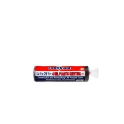 Film-Gard Plastic Sheeting 4 Mil X 10 Ft. W X 25 Ft. L Polyethylene Black 1 Pk
