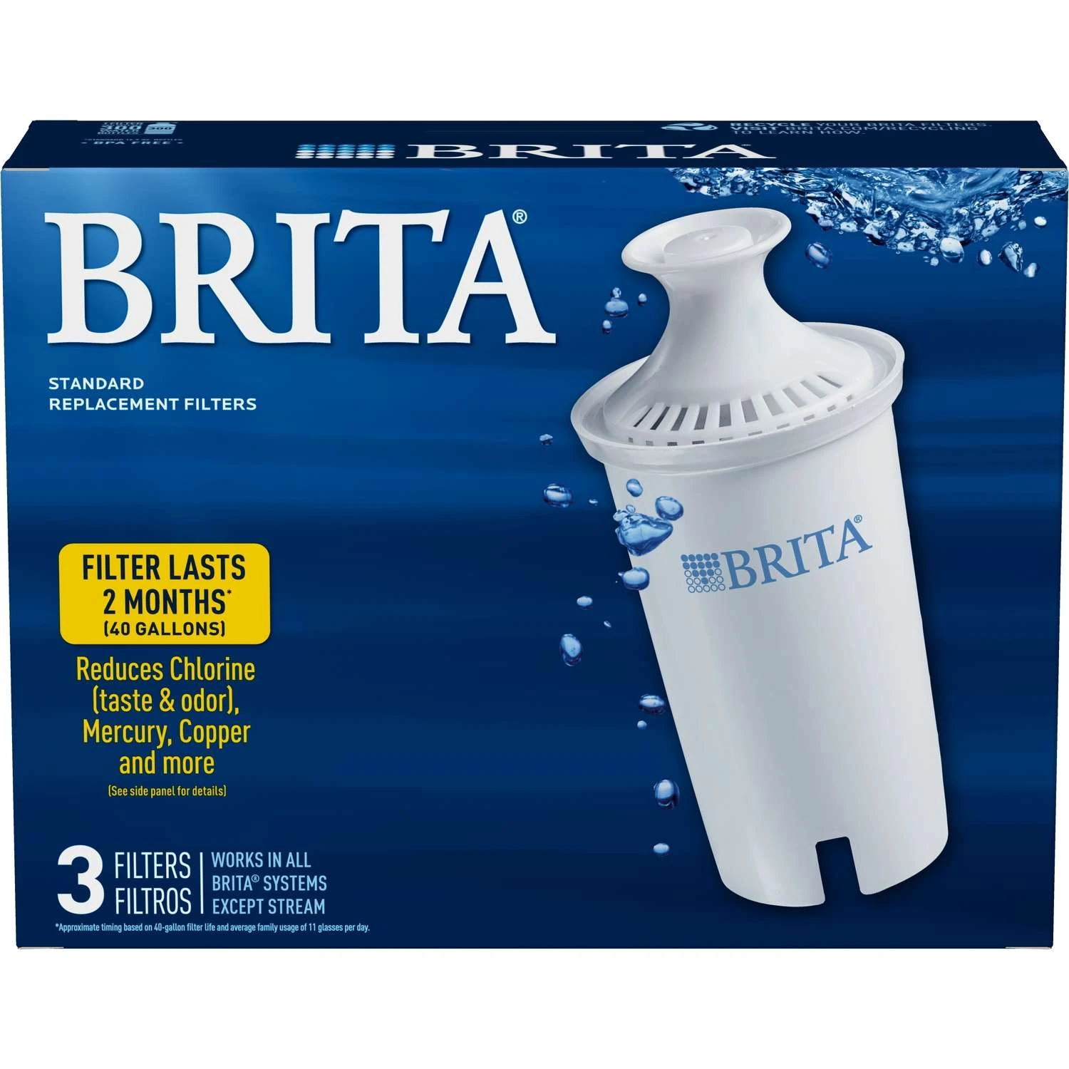 Brita Water Pitcher Replacement Filters For Brita - Image 3