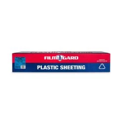 Film-Gard Plastic Sheeting 4 Mil X 10 Ft. W X 50 Ft. L Polyethylene Black 1 Pk