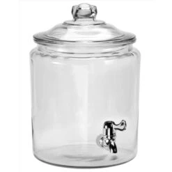 Anchor Hocking Heritage Hill 2 Gal Clear Beverage Dispenser Glass