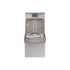 Elkay EZH2O 8 Gal Gray Bottle Filling Station And Water Cooler Stainless Steel