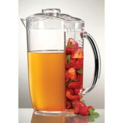 Prodyne Iced Fruit Infusion 3 Qt Clear Fruit Infusion Pitcher Acrylic