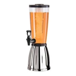 OGGI 3 Qt Silver Beverage Dispenser Stainless Steel