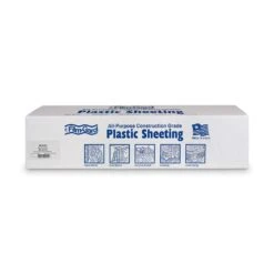 Film-Gard Plastic Sheeting 4 Mil X 20 Ft. W X 50 Ft. L Polyethylene Black 1 Pk