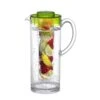 Prodyne 60 Oz Clear/Green Fruit Infusion Pitcher Acrylic