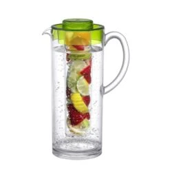 Prodyne 60 Oz Clear/Green Fruit Infusion Pitcher Acrylic