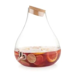 TWINE Country Cottage 2.5 Gal Clear Beverage Dispenser Glass