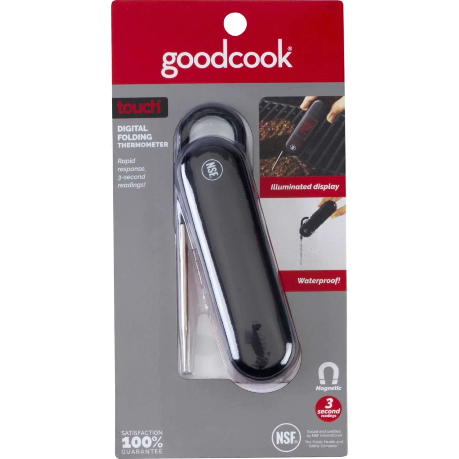 Good Cook Instant Read Digital Folding Probe Thermometer - Image 2