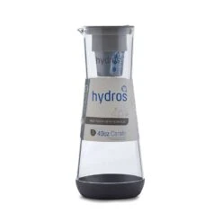 Hydros 5 Cups Gray Water Filtration Carafe