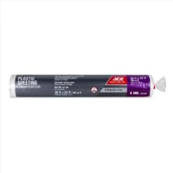 Ace Plastic Sheeting 6 Mil X 20 Ft. W X 25 Ft. L Polyethylene Clear