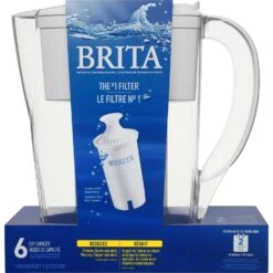 Brita 6 Cups White Space Saver Pitcher